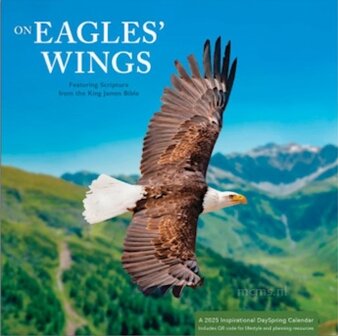 On Eagels Wings - 2025 wandkalender large 30x30cm | mcms.nl